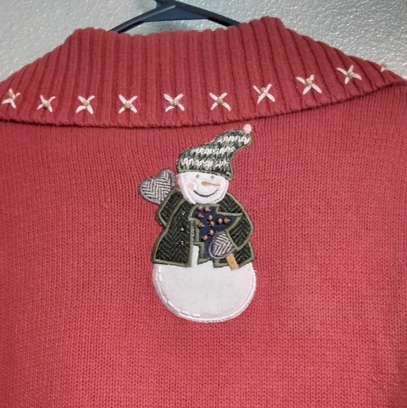 Snowmen Sweater  Size S - Picture 4 of 5